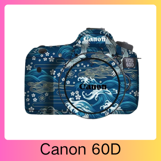 Corpo da Canon 60D  -  Pele câmera, adesivo câmera - com alta resistência a arranhões, à prova d'água e com design elegante.